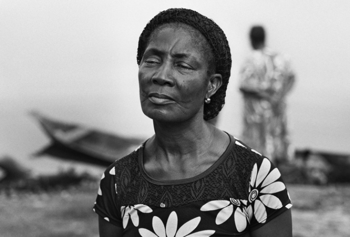 Black and white portrait from Arteh Odjidja’s Rise for Bayelsa exhibition