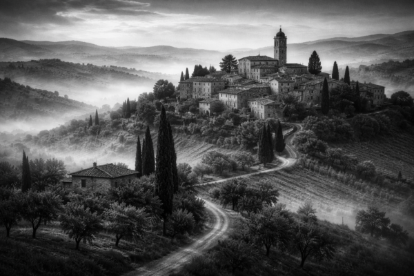 Fine art giclee print samples on premium papers