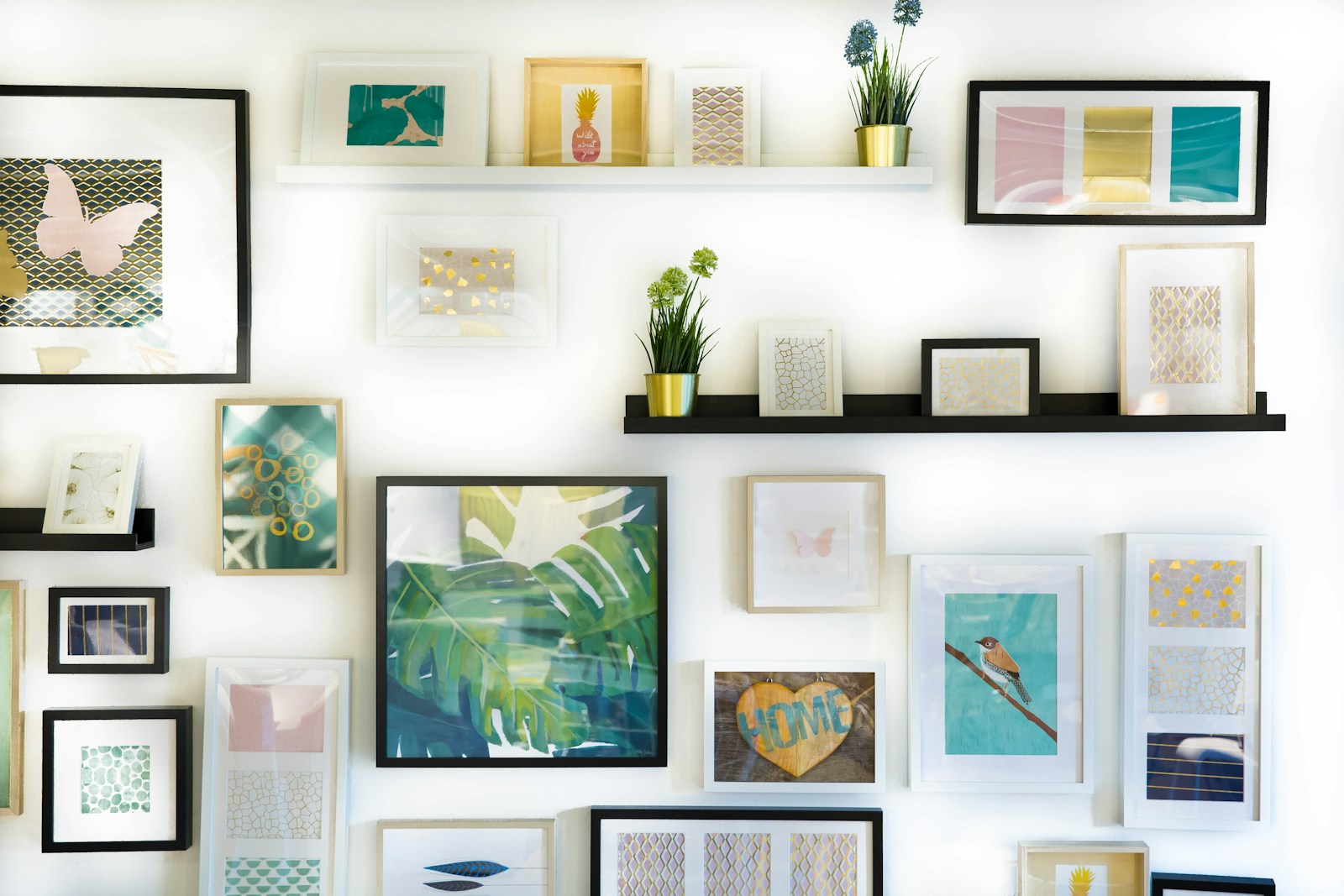 Framed fine art giclée photography print displayed on a wall