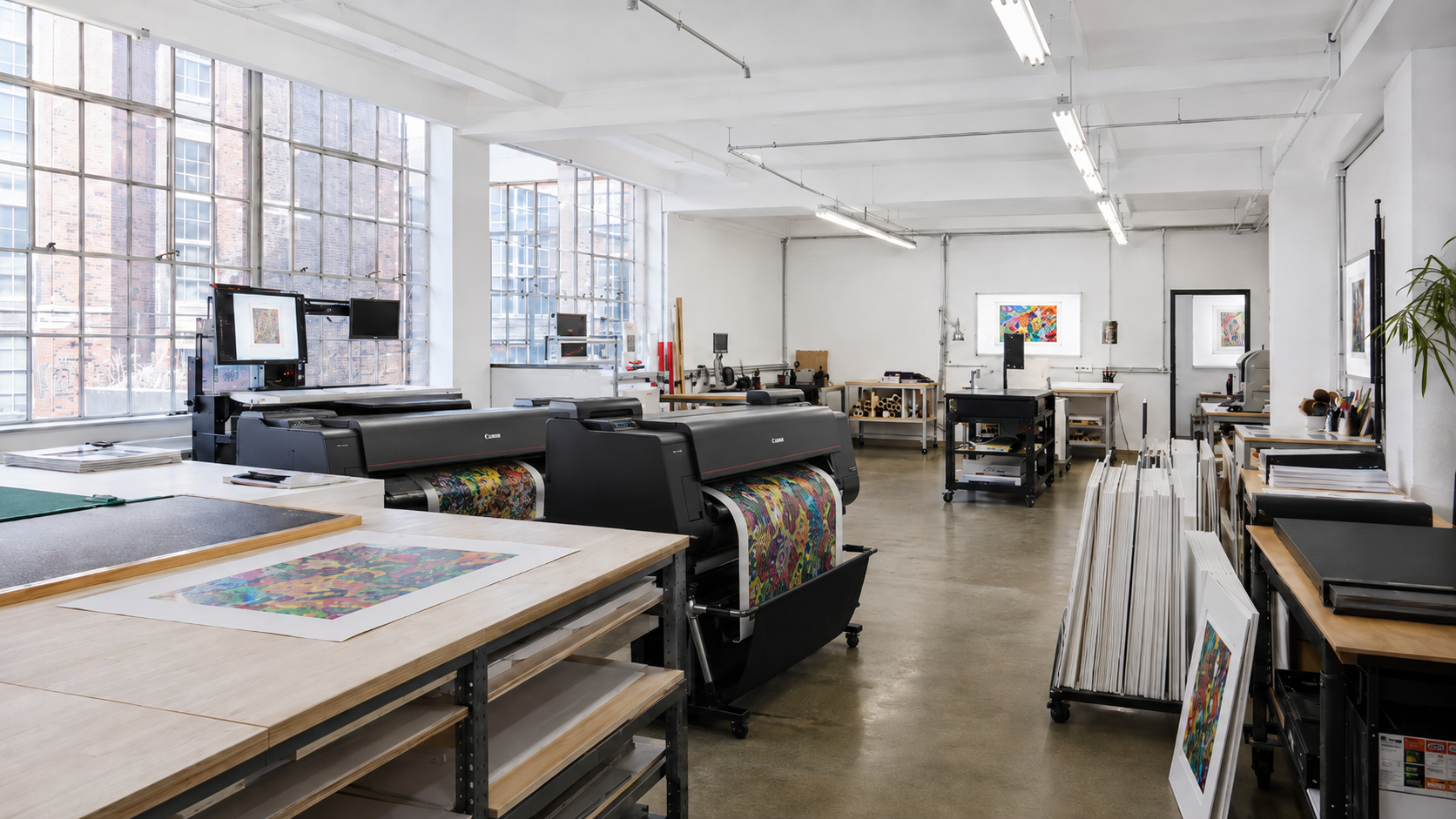 Giclée London fine art printing studio