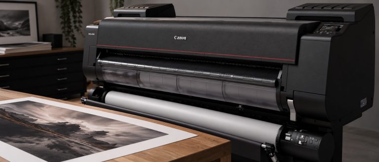 Canon printer controls and pigment ink printing